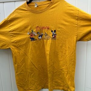 Alstyle Mustard Yellow Crewneck T-Shirt